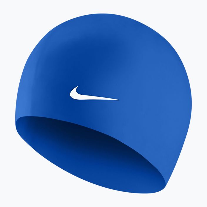 Plavecká čiapka Nike Solid Silicone modrá 93060-494 3