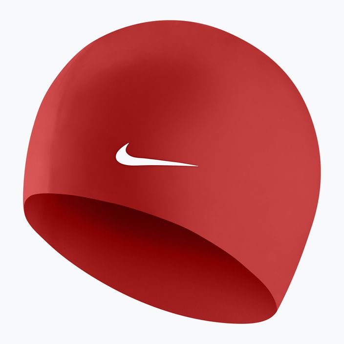 Plavecká čiapka Nike Solid Silicone červená 93060-614 3