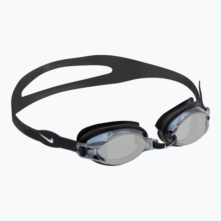 Plavecké okuliare Nike CHROME MIRROR čierne NESS7152