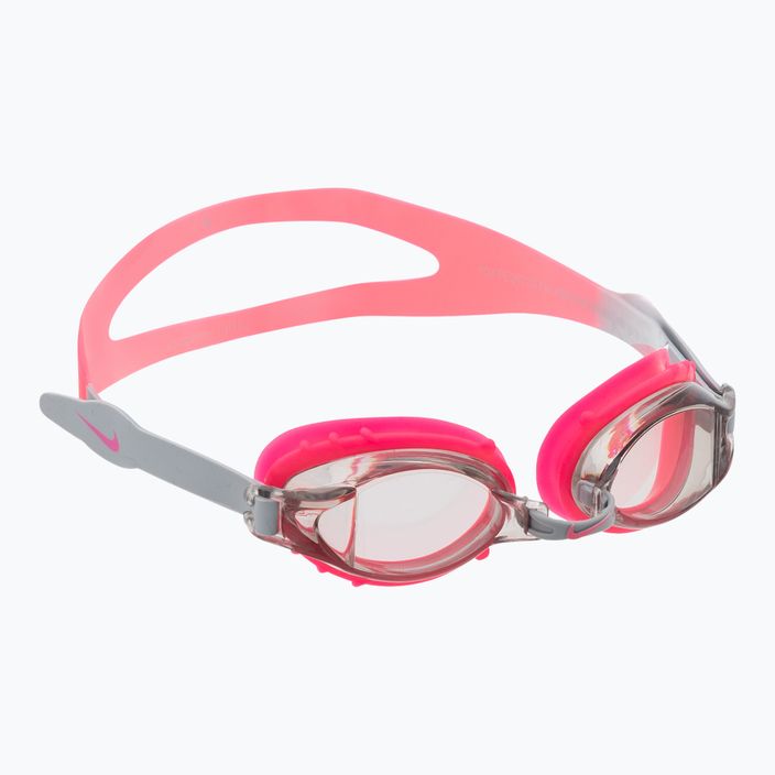 Detské plavecké okuliare Nike CHROME JUNIOR ružovo-sivé TFSS0563-678