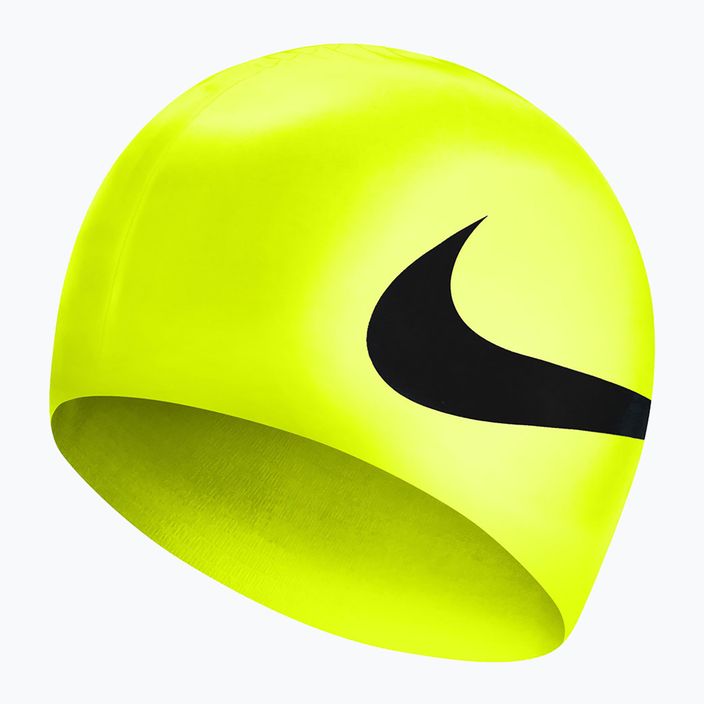 Nike Big Swoosh žltá plavecká čiapka NESS8163-163