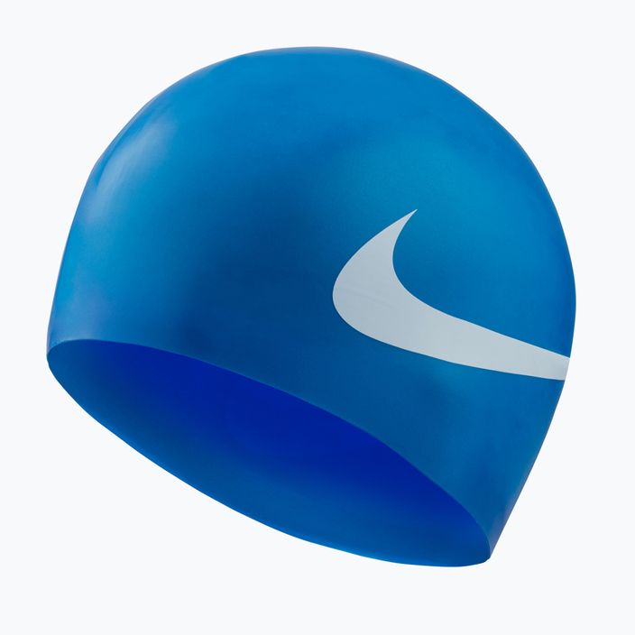 Modrá plavecká čiapka Nike Big Swoosh NESS8163-494 3