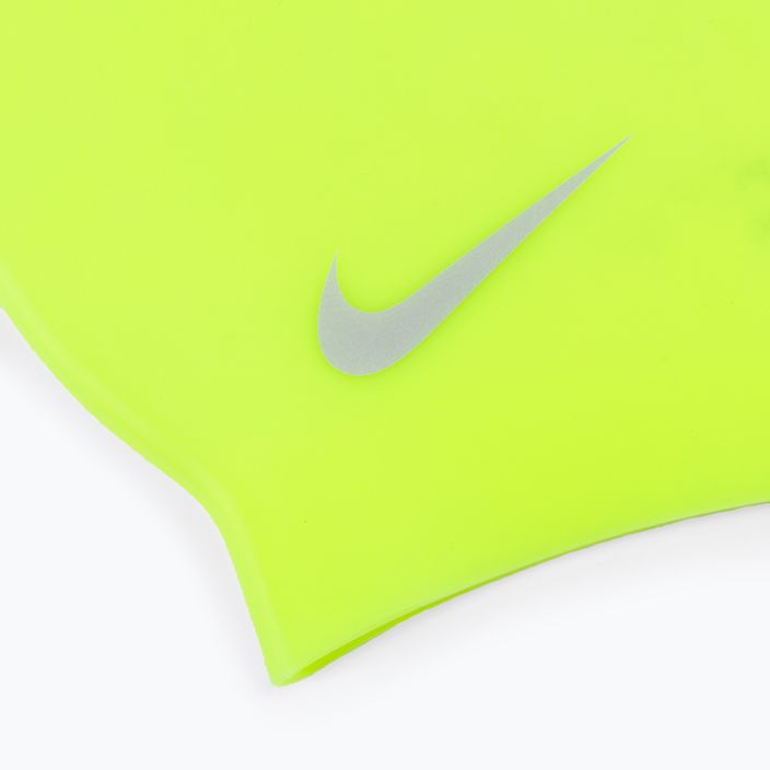 Detská plavecká čiapka Nike Solid Silicone žltá TESS0106 2