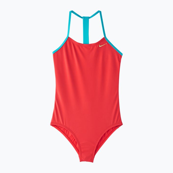 Detské jednodielne plavky Nike Solid Girl II oranžové NESS9629-859 4