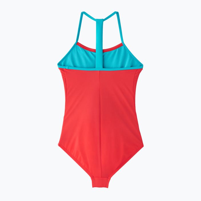 Detské jednodielne plavky Nike Solid Girl II oranžové NESS9629-859 5