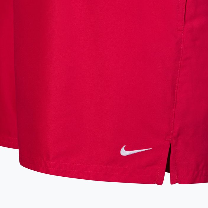 Pánske plavecké šortky Nike Essential 5" Volley červené NESSA560-614 3