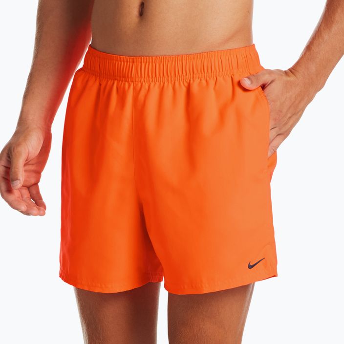 Pánske plavecké šortky Nike Essential 5" Volley orange NESSA560-822 4