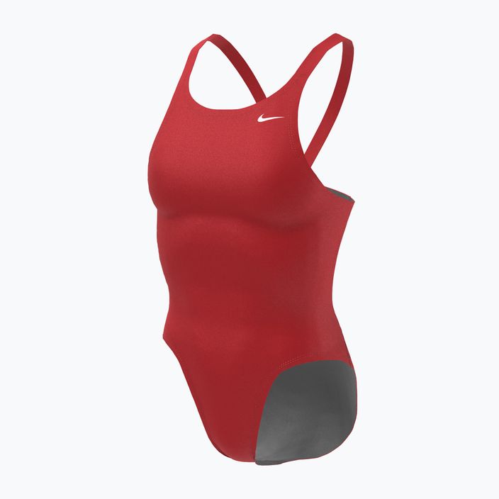Nike Hydrastrong Solid Fastback dámske jednodielne plavky červené NESSA001-614 5