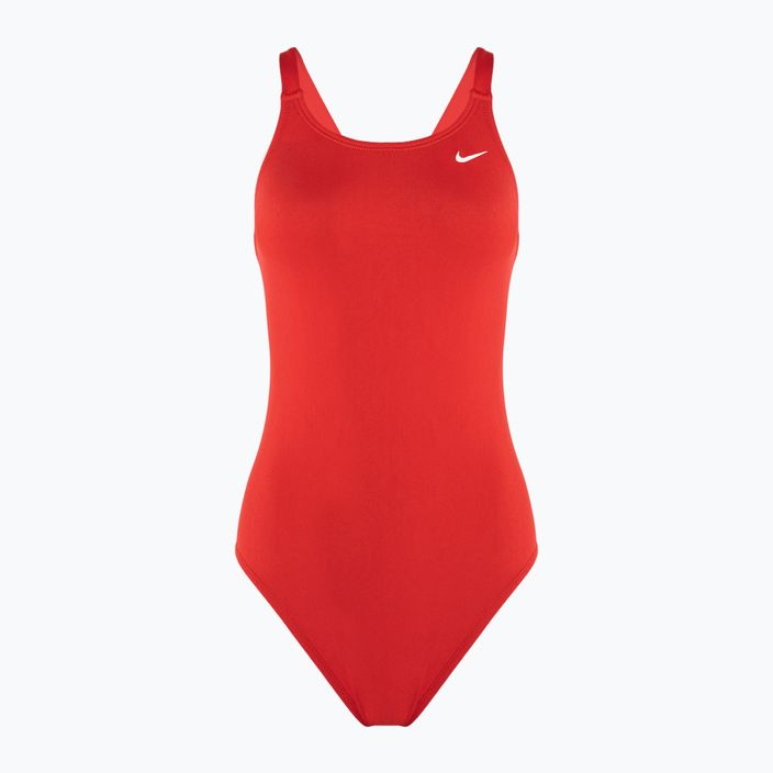 Nike Hydrastrong Solid Fastback dámske jednodielne plavky červené NESSA001-614