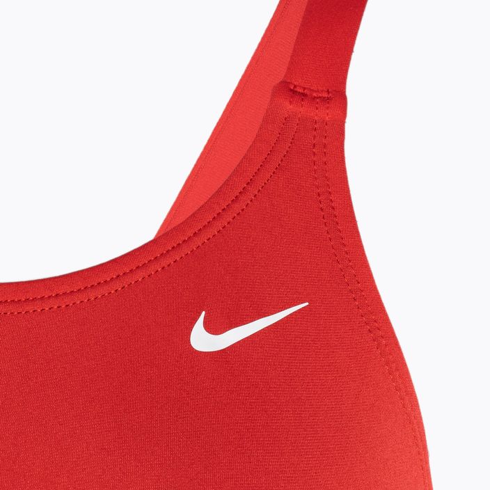 Nike Hydrastrong Solid Fastback dámske jednodielne plavky červené NESSA001-614 3