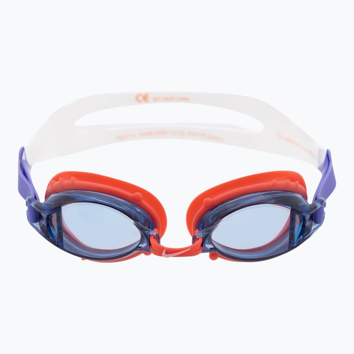 Detské plavecké okuliare Nike CHROME JUNIOR fialové a červené NESSA188-633 2