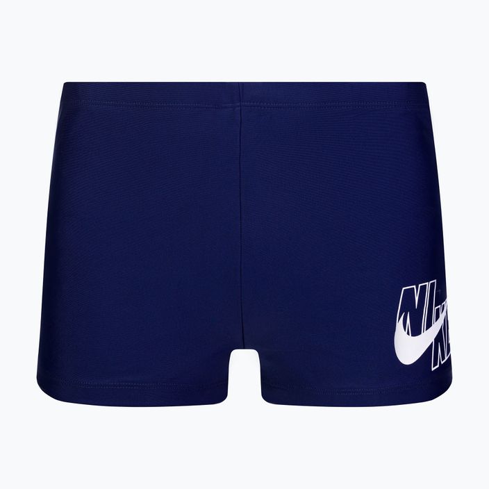 Pánske plavecké boxerky Nike Logo Aquashort navy blue NESSA547-440
