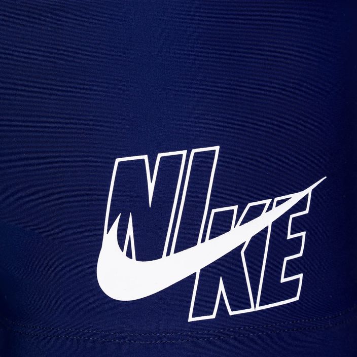 Pánske plavecké boxerky Nike Logo Aquashort navy blue NESSA547-440 3
