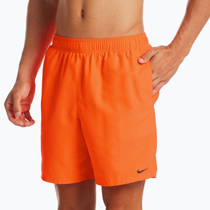 Pánske plavecké šortky Nike Essential 7" Volley orange NESSA559-822 4