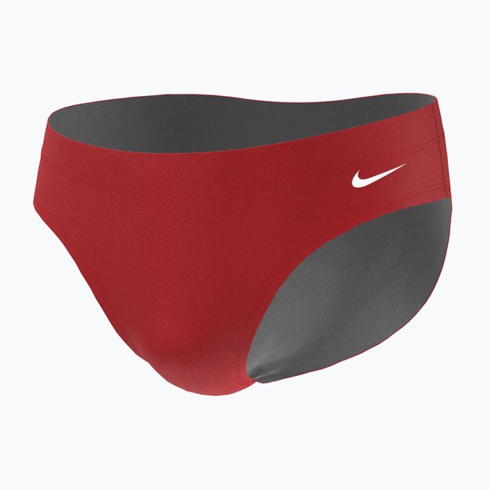 Pánske plavkové nohavičky Nike Hydrastrong Solid Brief červené NESSA004-614 5