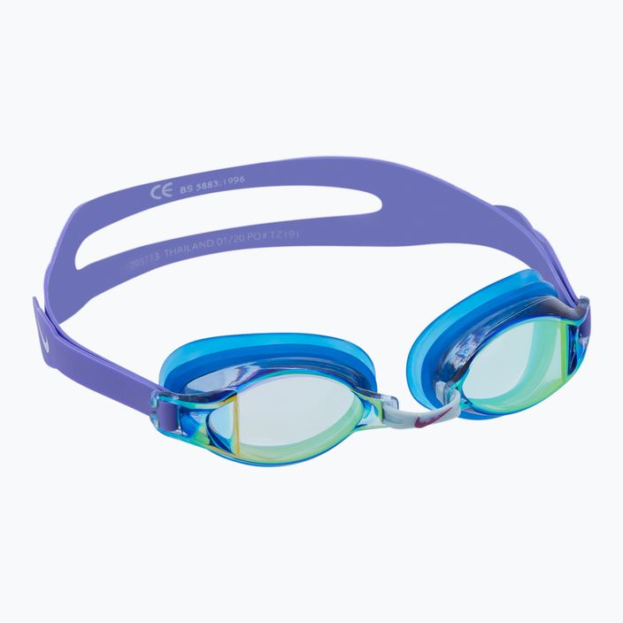 Plavecké okuliare Nike CHROME MIRROR blue NESS7152