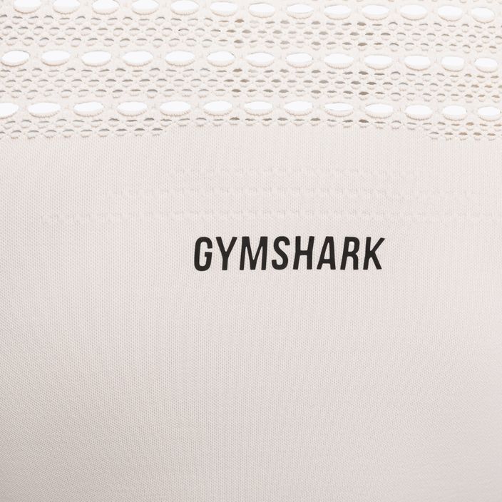 Dámske tričko Gymshark Energy Seamless Crop Top cream white 7