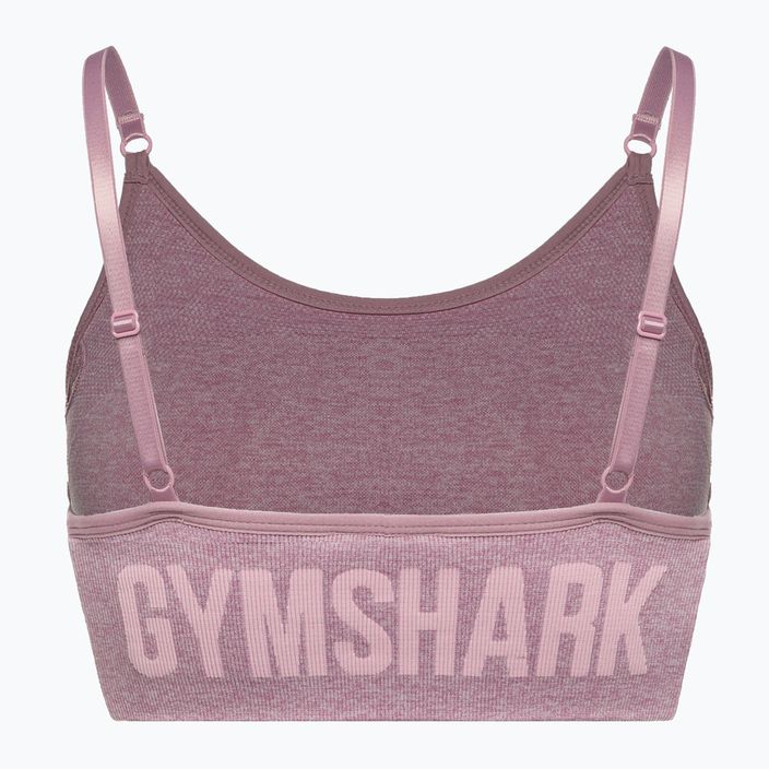 Gymshark Flex Strappy Športová fitness podprsenka fialová 6