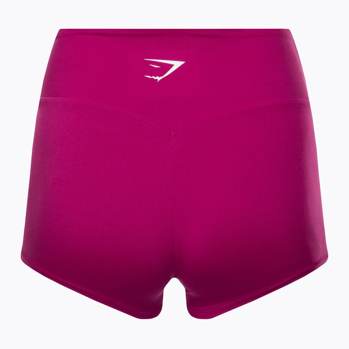 Dámske krátke tréningové šortky Gymshark berry pink 6