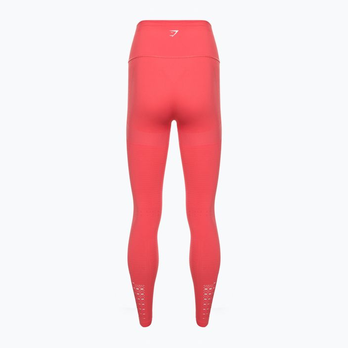 Dámske tréningové legíny Gymshark Energy Seamless polka pink/white 6