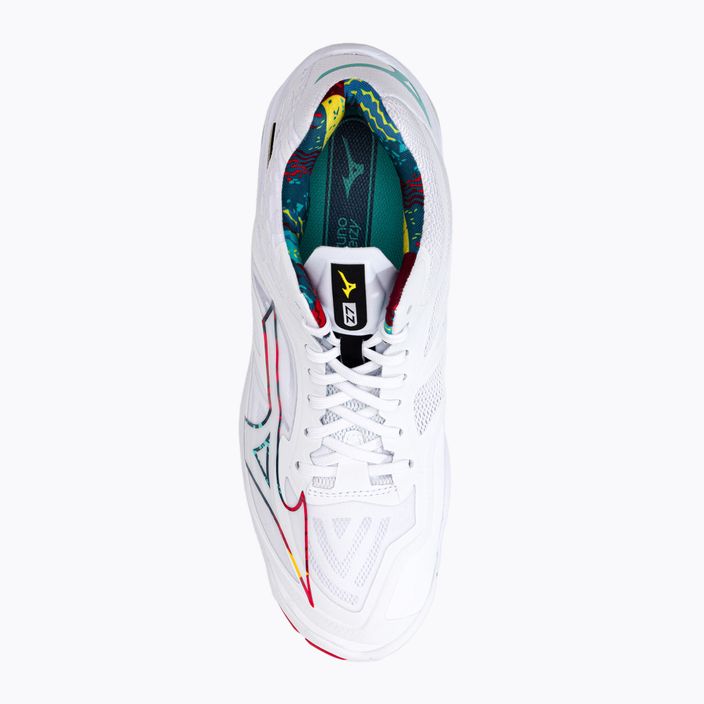 Pánska volejbalová obuv Mizuno Wave Lightning Z7 Mid biela V1GA22548 6