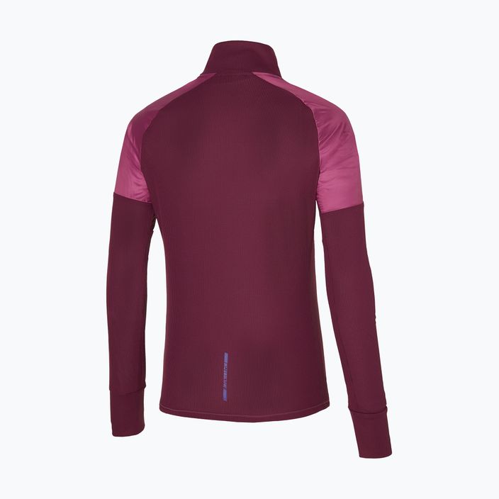 Dámske bežecké tričko s dlhým rukávom Mizuno Hybrid LS Tee magenta haze 2