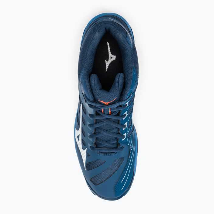 Pánska volejbalová obuv Mizuno Wave Voltage Mid tmavomodro-modrá V1GA216521 7