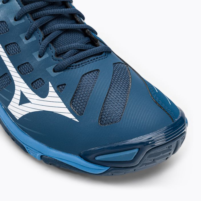 Pánska volejbalová obuv Mizuno Wave Voltage Mid tmavomodro-modrá V1GA216521 9