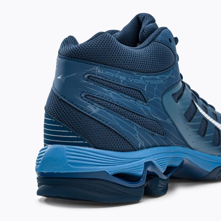 Pánska volejbalová obuv Mizuno Wave Voltage Mid tmavomodro-modrá V1GA216521 10