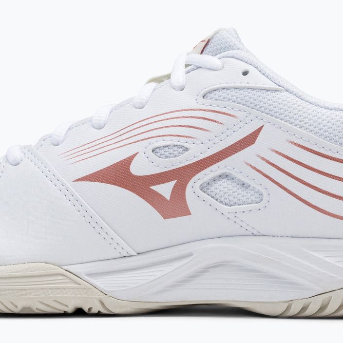 Dámska volejbalová obuv Mizuno Cyclone Speed 3 bielo-ružová V1GC218K36_36./3.5 10