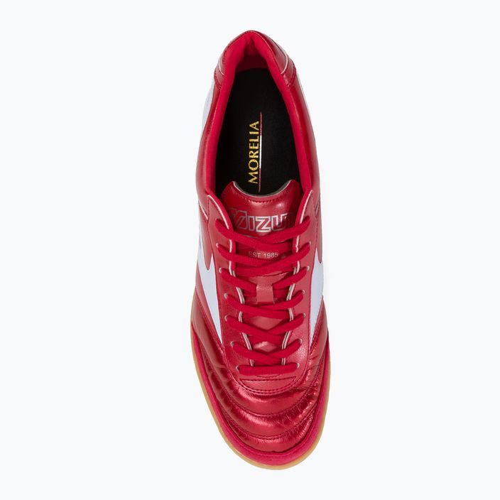 Mizuno Morelia Sala Elite IN futbalové topánky červená Q1GA221060 6