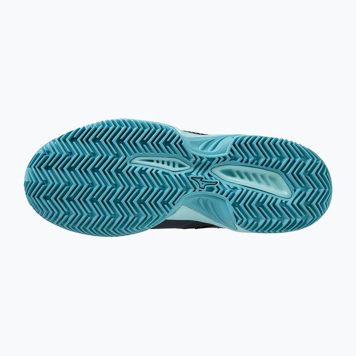 Detská tenisová obuv Mizuno Exceed Star CC collegiate blue/soleil/tanager/turquoise 11