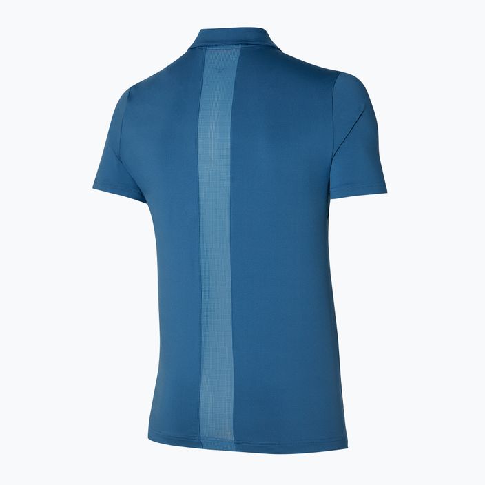 Pánske bežecké tričko Mizuno Shadow Polo blue 62GAA00417 2