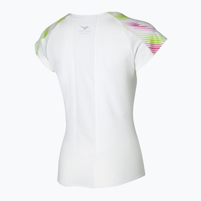 Dámske bežecké tričko Mizuno Printed Tee white 62GAA20198 2