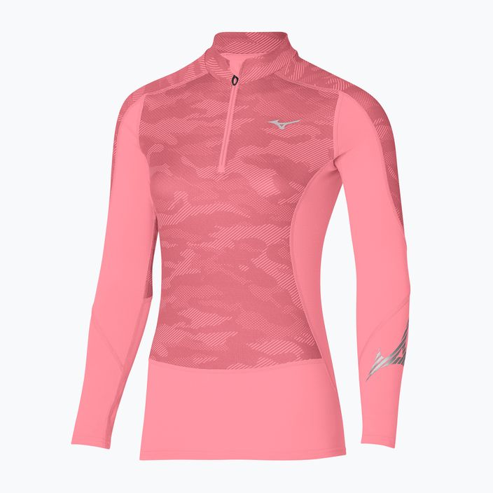 Dámske bežecké tričko s dlhým rukávom Mizuno Virtual Body G3 H/Z sugar coral