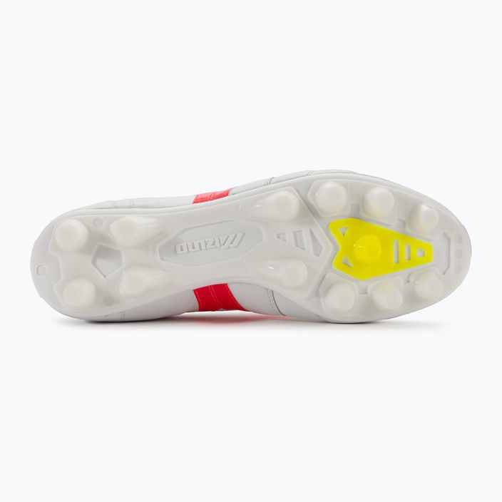 Pánske futbalové topánky Mizuno Morelia II Elite MD white/flery coral2/bolt2 5