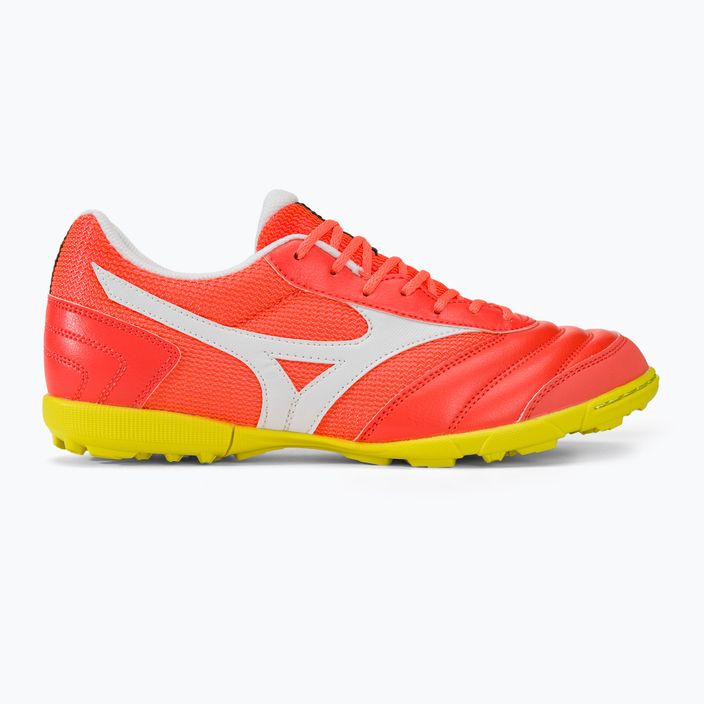 Pánske kopačky Mizuno Morelia Sala Club TF neon flame/white 2