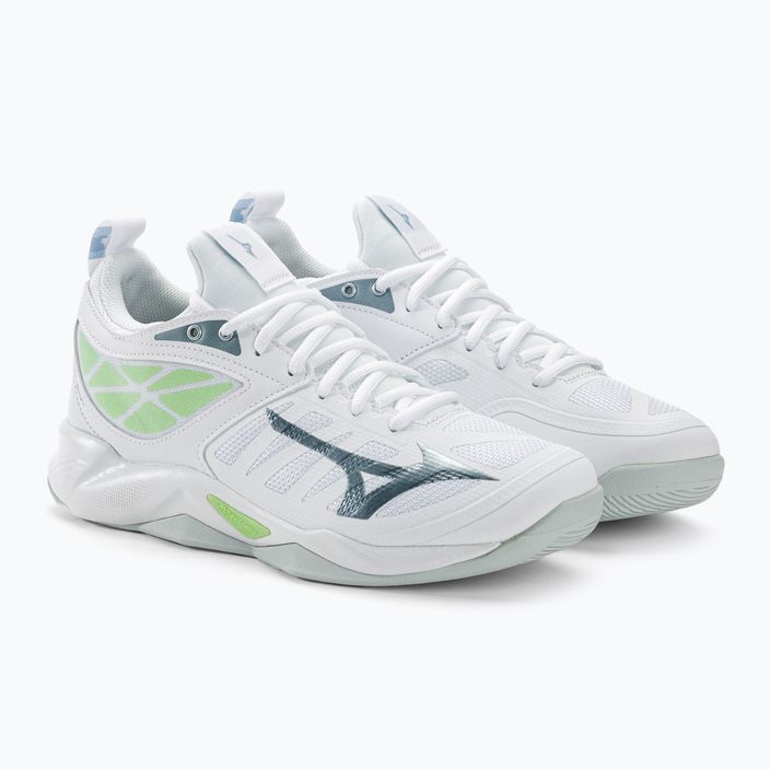 Dámska volejbalová obuv Mizuno Wave Dimension white / g ridge / patina green 4