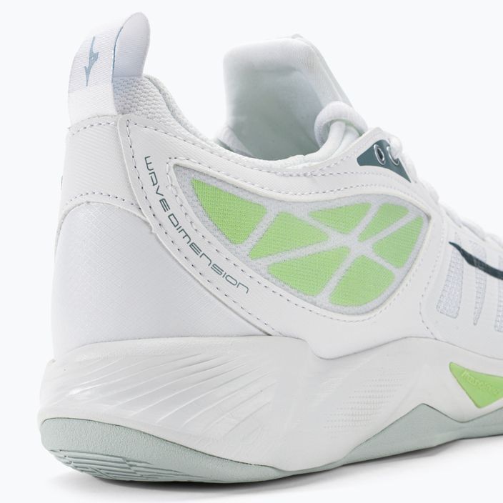 Dámska volejbalová obuv Mizuno Wave Dimension white / g ridge / patina green 10