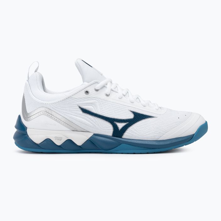 Pánska volejbalová obuv Mizuno Wave Luminous 2 white/sailor blue/silver 2
