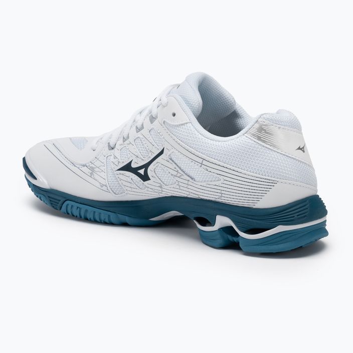 Pánska volejbalová obuv Mizuno Wave Voltage white/sailor blue/silver 3