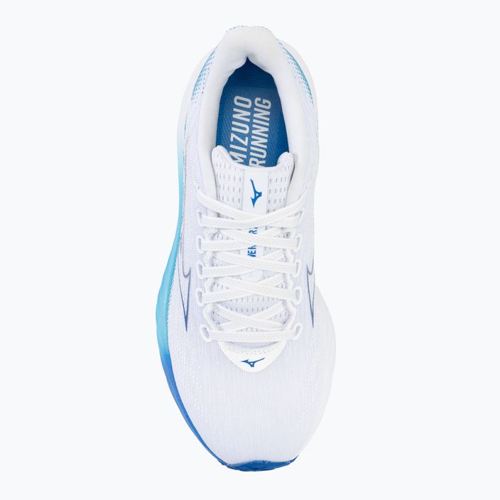 Dámska bežecká obuv Mizuno Wave Rider 28 white/mugen blue/river blue 5