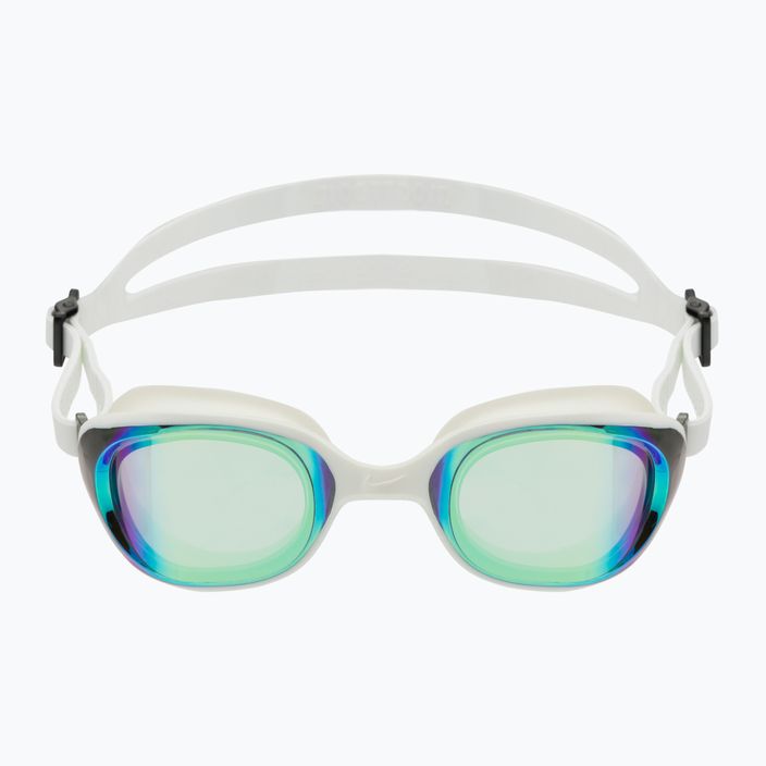 Plavecké okuliare Nike Expanse Mirror biele NESSB160 2