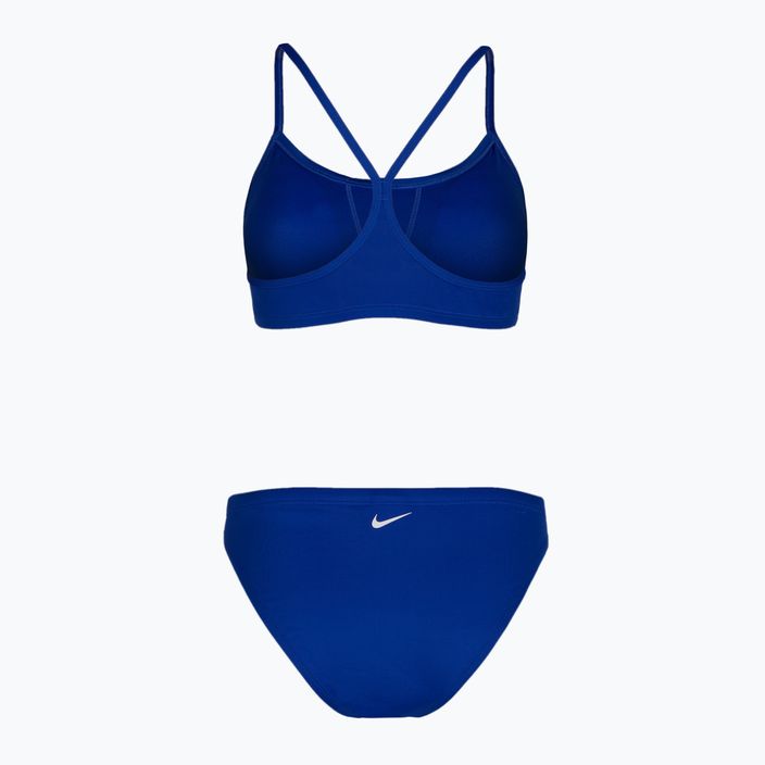 Dámske dvojdielne plavky Nike Essential Sports Bikini blue NESSA211 2