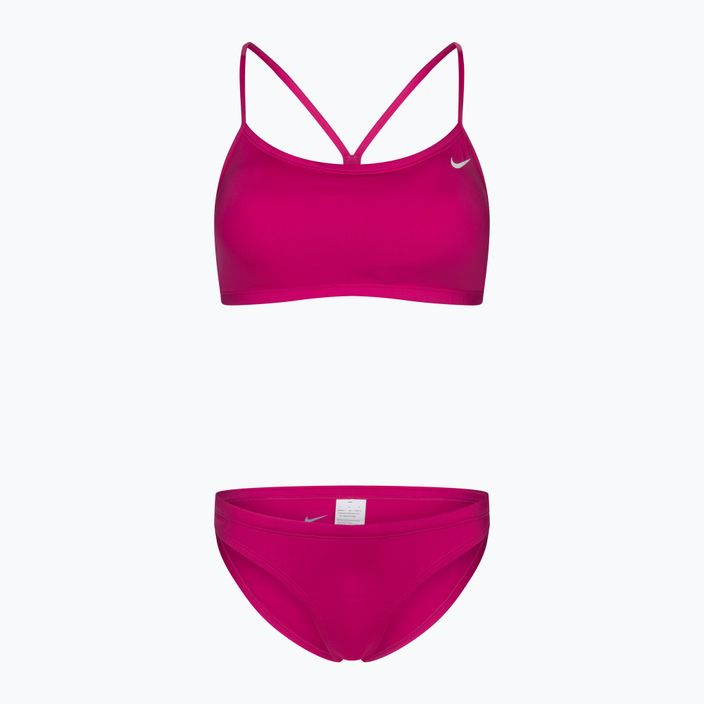 Dámske dvojdielne plavky Nike Essential Sports Bikini pink NESSA211