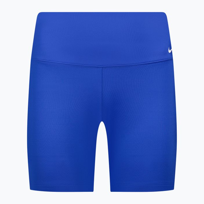 Dámske plavecké šortky Nike MISSY 6" KICK SHORT modré NESSB211