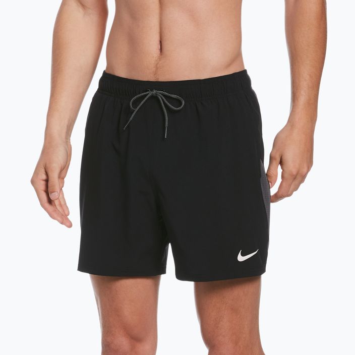 Pánske plavecké šortky Nike Contend 5" Volley black NESSB500-001 5