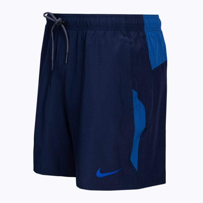 Pánske plavecké šortky Nike Contend 5" Volley navy blue NESSB500-440 3