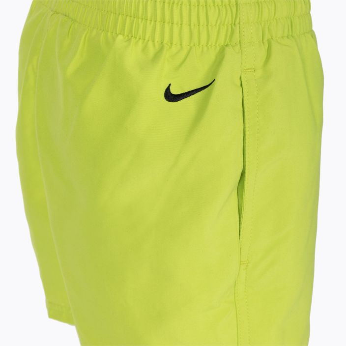 Detské plavecké šortky Nike Split Logo 4" Volley zelené NESSC786-312 4