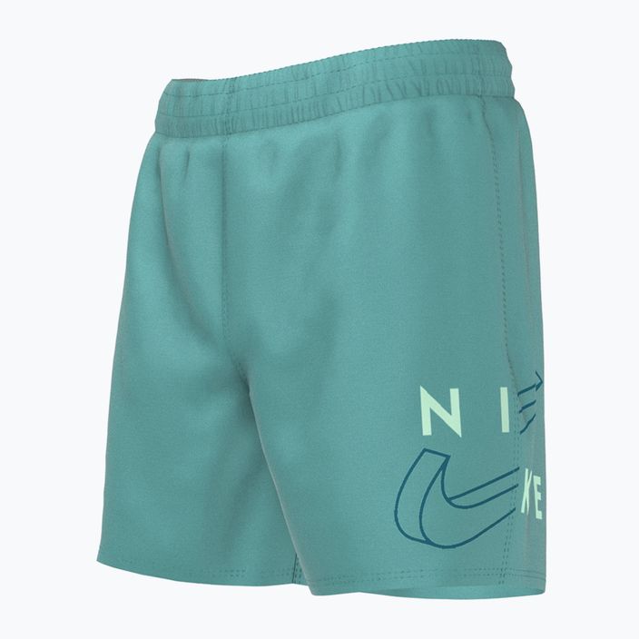 Detské plavecké šortky Nike Split Logo 4" Volley green NESSC786-339 5